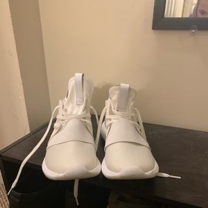 White adidas tubulars